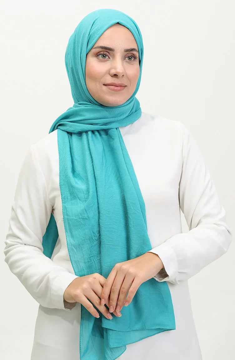 Sefa Merve Madame Mary Soft Shawl 19084-07 Turquoise