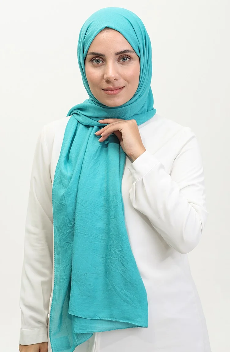 Sefa Merve Madame Mary Soft Shawl 19084-07 Turquoise