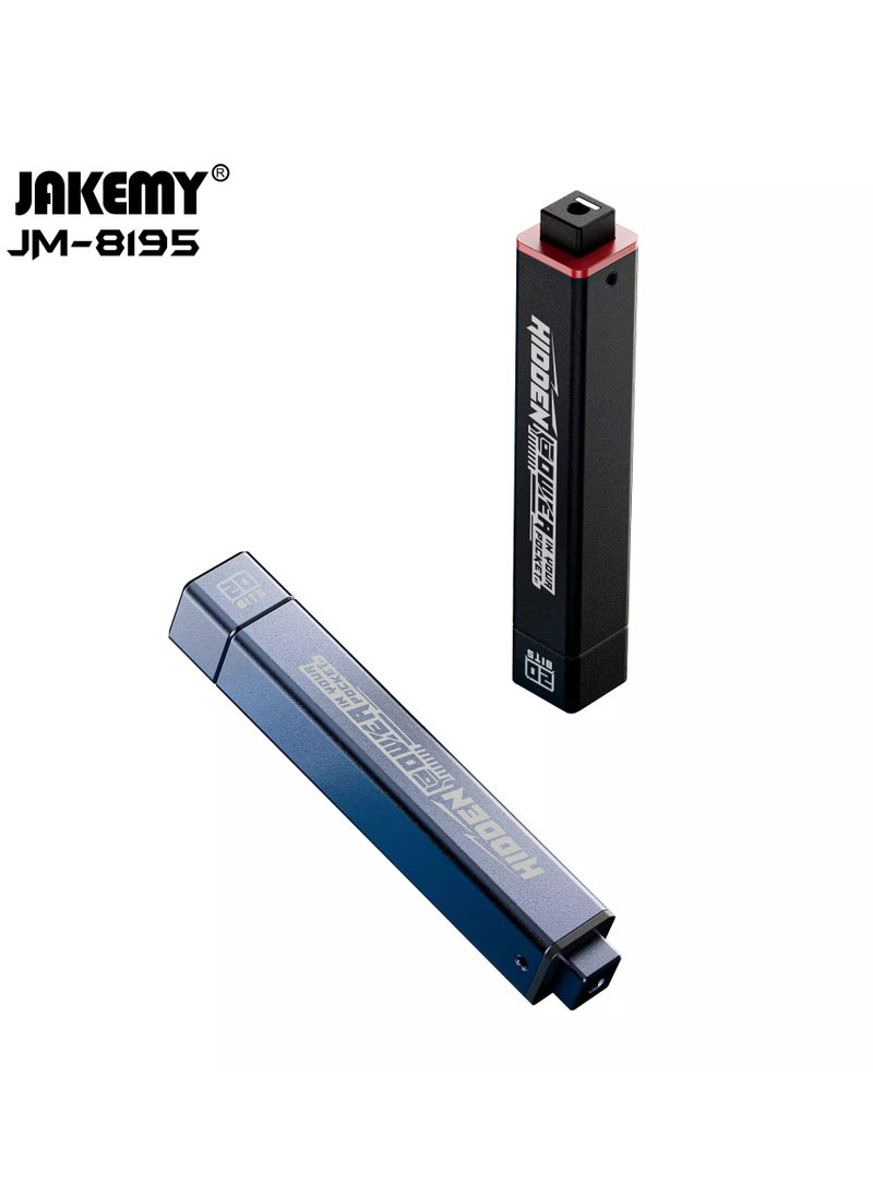 JAKEMY JM-8195 Square Handle Screwdriver Set, 21-in-1 Multi-Purpose Screwdriver Set