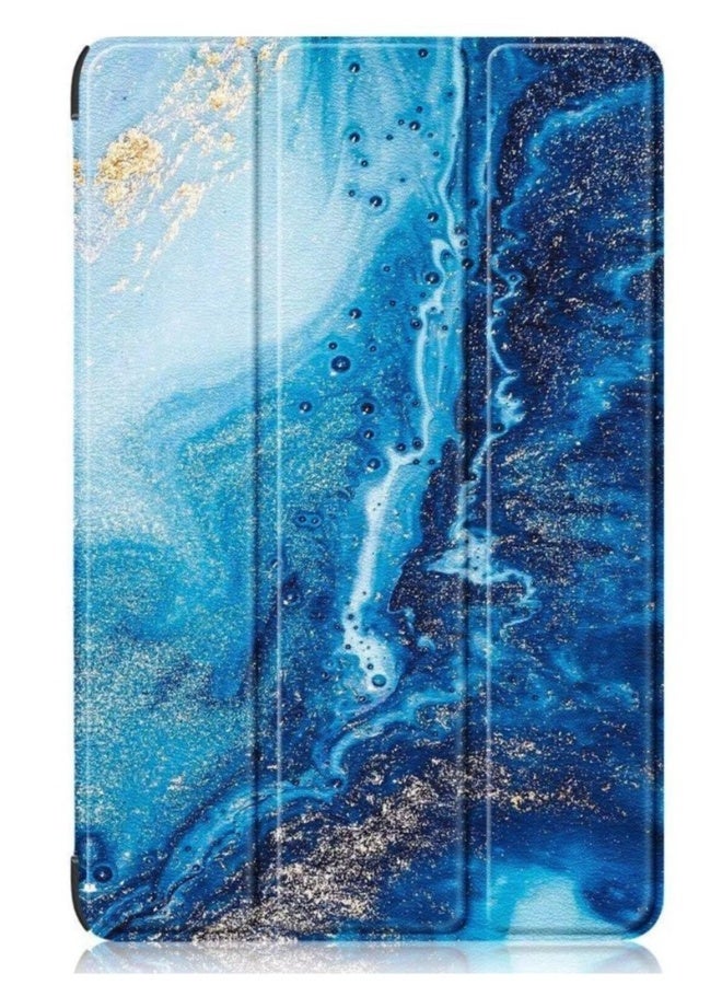 Beauenty For ipad10 case three fold leather waves