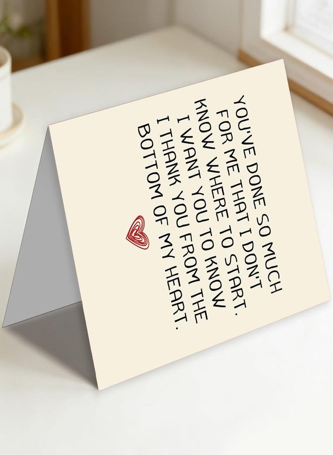 ATTLVV Thank You Card, Appreciation Card, Heartfelt Thank You Gift with Kraft Envelope and Gold Seal Sticker - Image 3