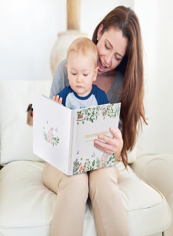 Tersus Keepsake Baby Book, Baby Memory Book for Boys and Girls, First 5 Year Baby Milestone Book from Birth to Age 5, Keepsake Album with Inner Pockets, Durable Hardcover Book for New Parents, 132 Pages - Image 3