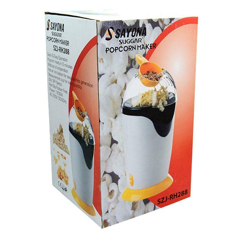 Cpixen Electric Plastic Hot Air Kitchen Desktop Mini Popcorn Making Machine (1200W, Multicolour) - Image 3
