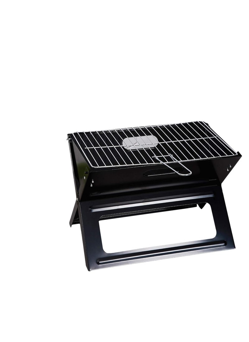 Home Centre Home Centre TruffelsWindsor Solid Barbeque Grill Metal Barbeque Grill 46 cm x 28 cm x 34 cm Black  - Image 1