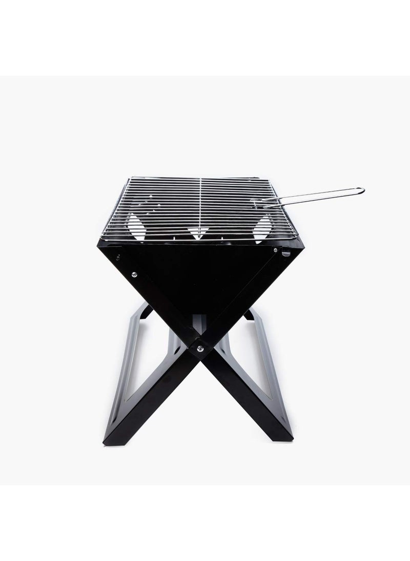 Home Centre Home Centre TruffelsWindsor Solid Barbeque Grill Metal Barbeque Grill 46 cm x 28 cm x 34 cm Black  - Image 5