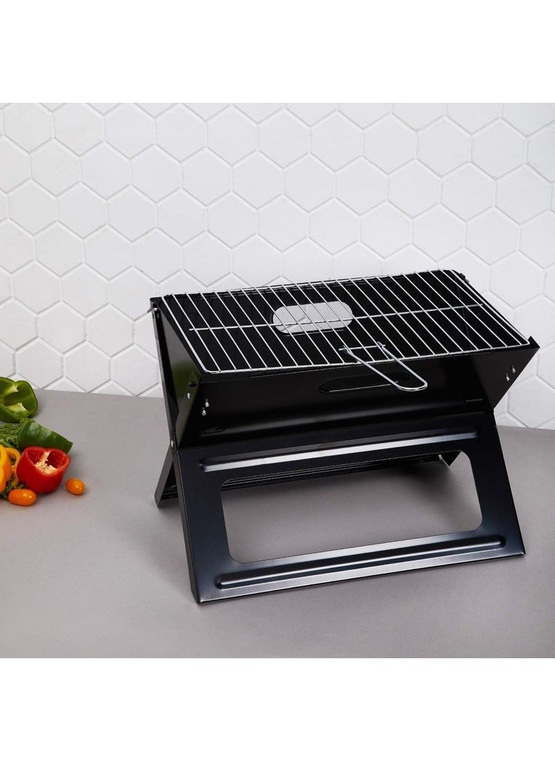 Home Centre Home Centre TruffelsWindsor Solid Barbeque Grill Metal Barbeque Grill 46 cm x 28 cm x 34 cm Black  - Image 2