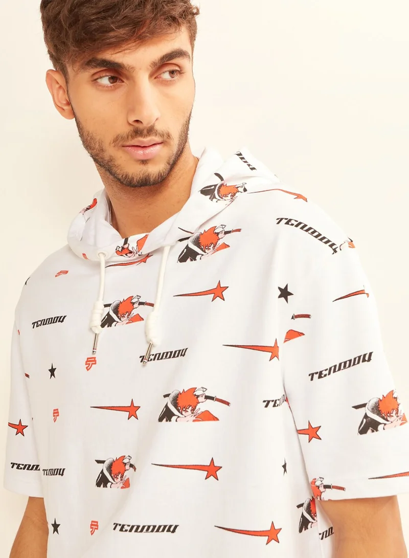 SP Characters Tenmou Hooded T-Shirt