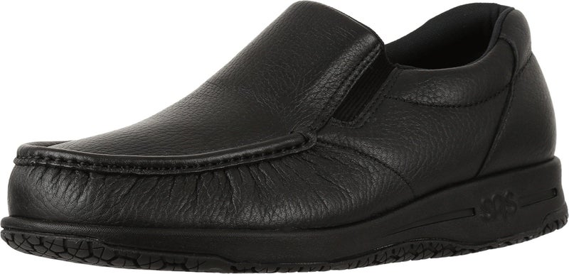 SAS Navigator Slip-Resistant Comfort Loafer Black 9.5 W - Wide (E) - Image 5