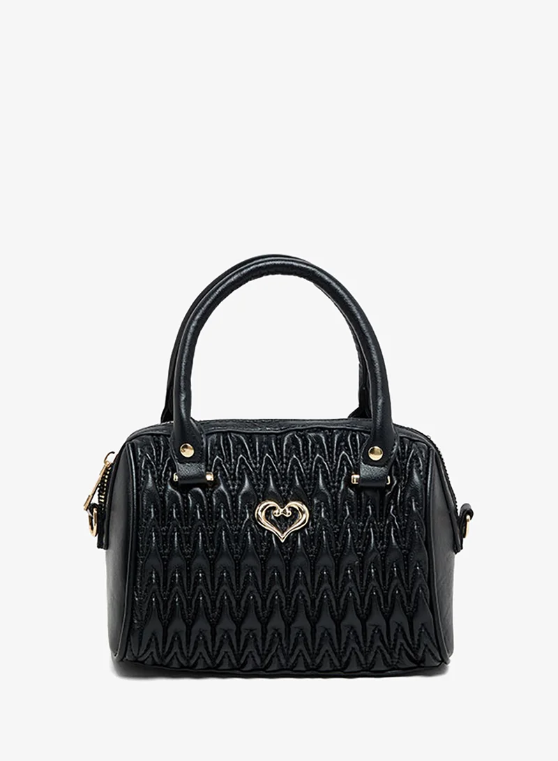 R&B Quilted Handheld Bag