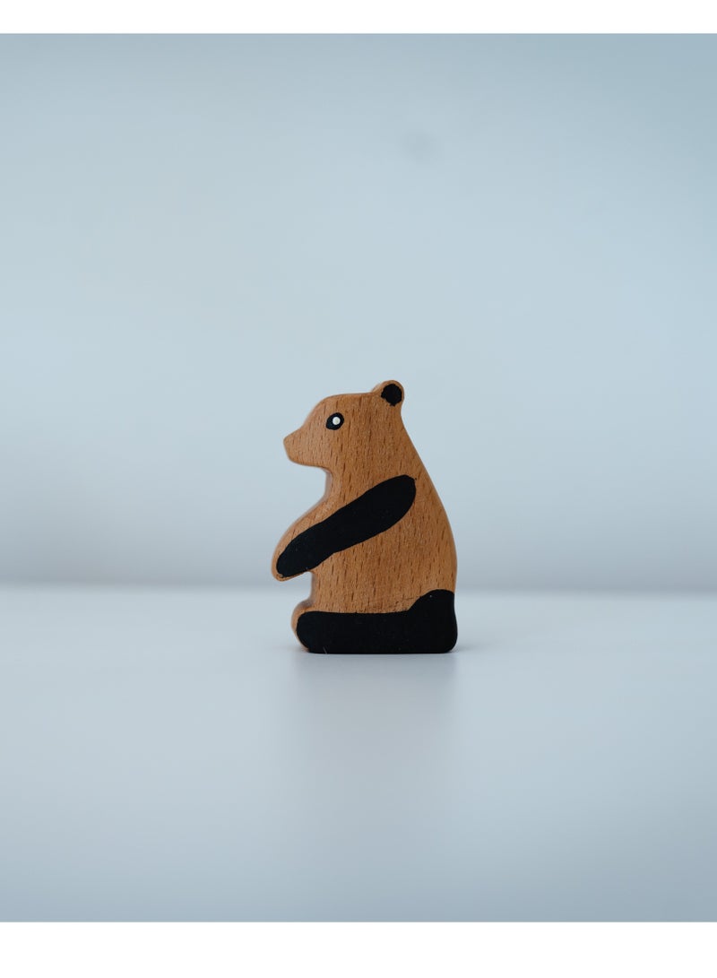 بيرتش آند باغز مجموعة حيوانات البتولا الغريبة مكونة من 4 - حيوانات خشبية - ألعاب تعليمية - ألعاب التعلم المبكر - Image 4