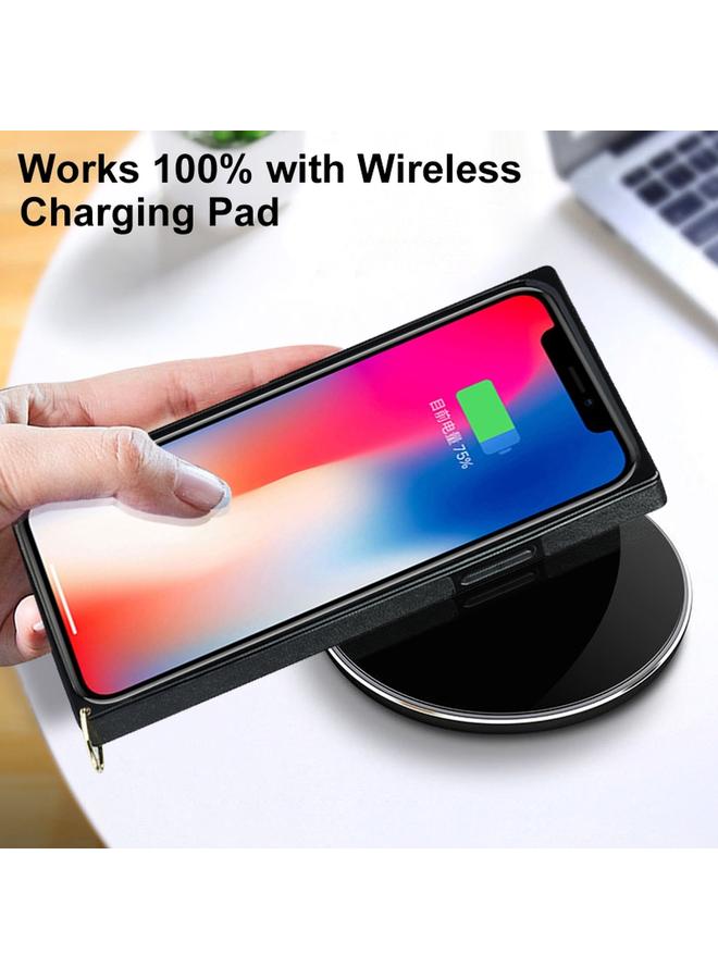 اس-توب جراب لهاتف iPhone 11 أنيق بنمط معيني مصنوع من جلد الألياف الدقيقة + جراب مقاوم للصدمات من مادة TPU مع حزام كروس بودي سلسلة - Image 5