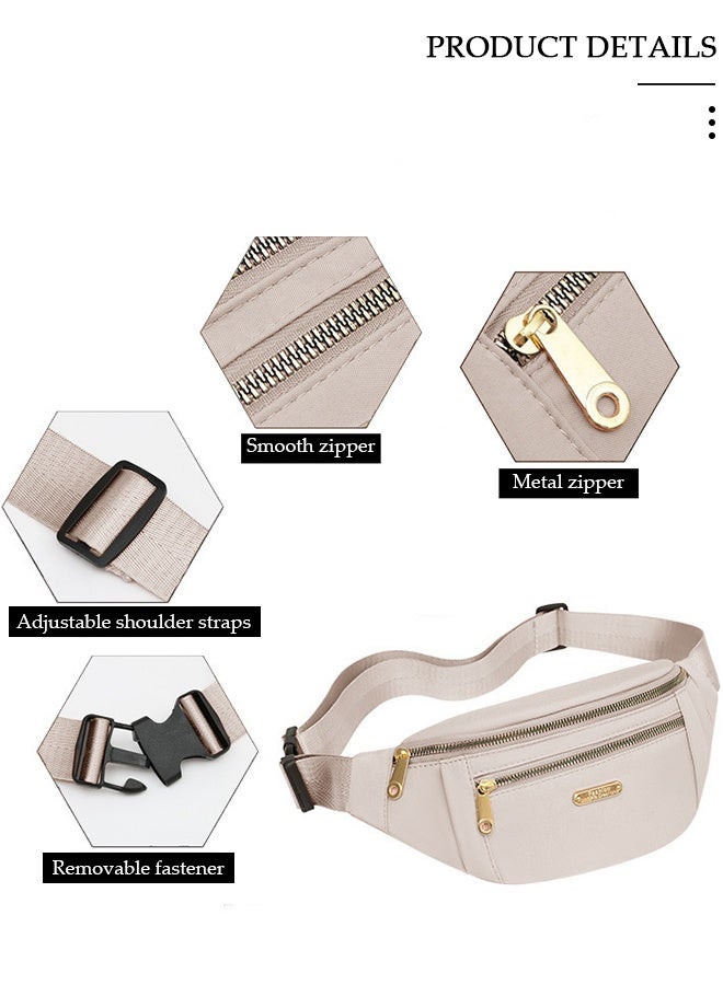 DUNISO Waterproof Waist Pack for Women Waist Bag with Adjustable Strap for Sports Festival Traveling Running - Image 3