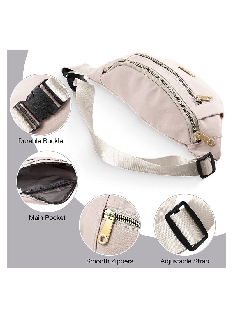 DUNISO Waterproof Waist Pack for Women Waist Bag with Adjustable Strap for Sports Festival Traveling Running  - Image 3