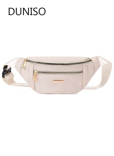 حقيبة خصر مقاومة للماء للنساء مع حزام قابل للتعديل للمهرجانات الرياضية والسفر والجري