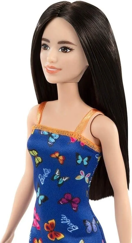 Barbie Stylish in Navy Blue Butterfly Dress