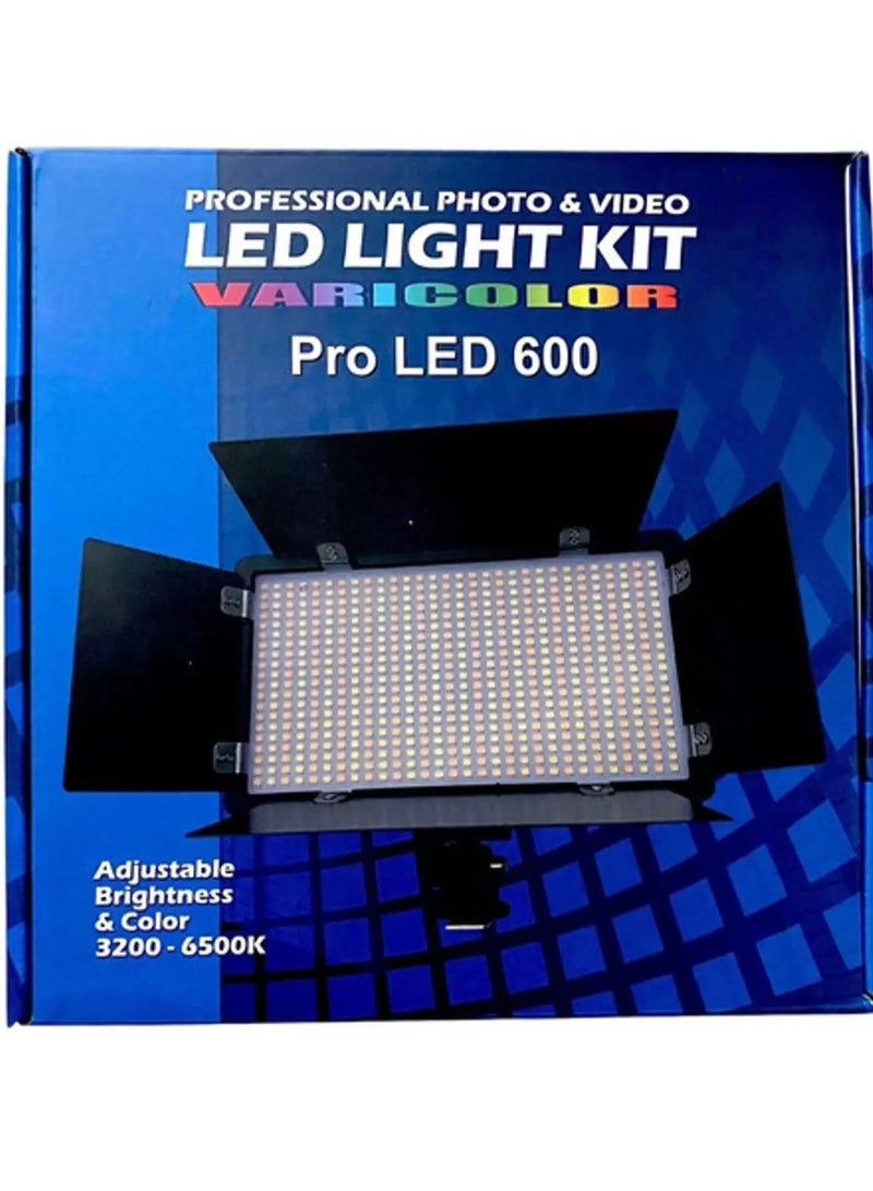 Professional Photo & Video Pro LED 600  Light Kit - Image 2