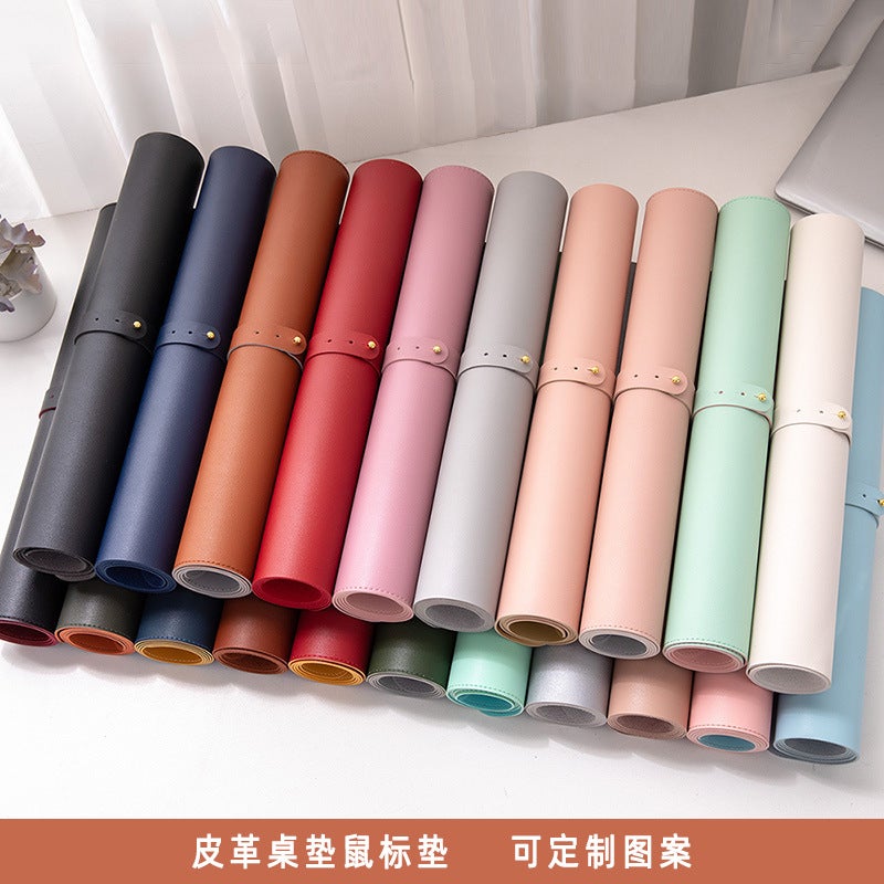 Waterproof Leather Mouse Pad Large Computer Desk Pad Office Mouse Pad Writing Pad Can Make Pattern - Image 2