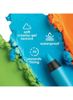 LAMEL Oh My Color Gel Eye Liner LongLasting Waterproof & High Pigmented Hypoallergenic and FragranceFree Professional Look Cruelty Free N401 (Blue)  - Image 3