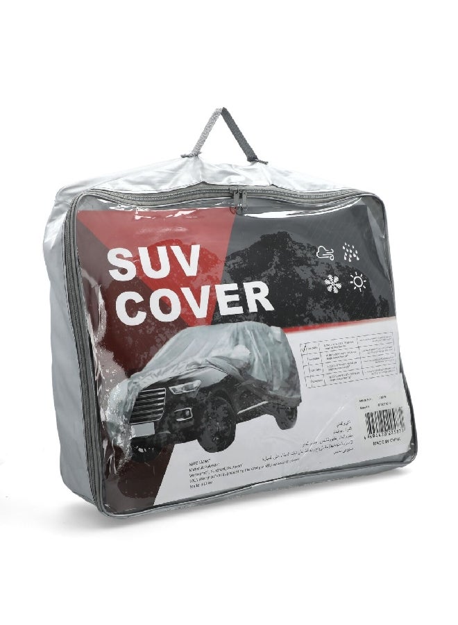 AUTOSMART Polyester Waterproof and Dustproof SUV Cover with Windproof Straps Grey Small GDS2190-S - Image 3