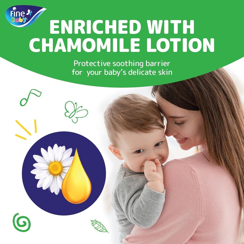 Fine Baby Diapers Size 3 Medium 4-9 kg 84 Count - Image 4