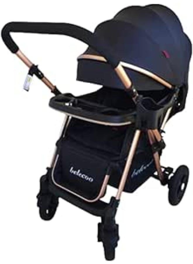 belecoo - Gold Frame Flip Armor Stroller - Image 1
