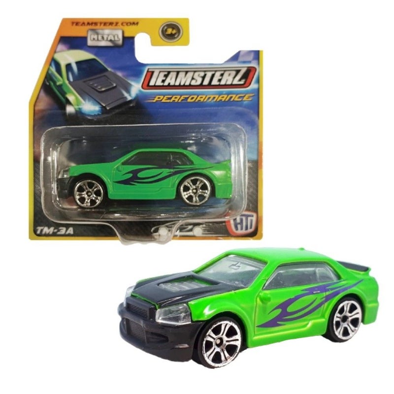 Teamsterz - Performance Metal 3 Inch Green Performance Car - TM-3A - 1416228 - Image 1