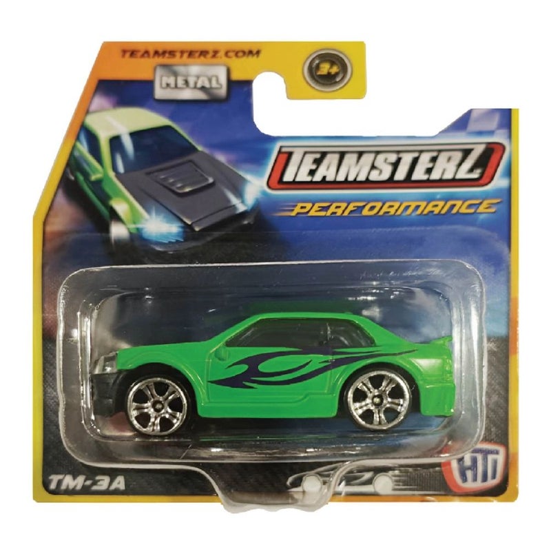 Teamsterz - Performance Metal 3 Inch Green Performance Car - TM-3A - 1416228 - Image 3