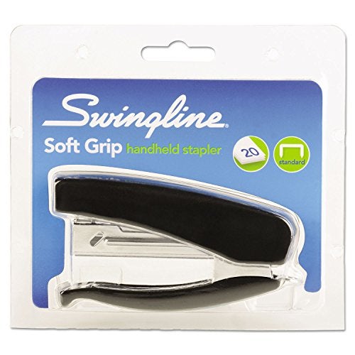 Swingline Soft Grip Stapler, 20 Sheet Capacity, Compact, Handheld Stapler, Black (09901) - Image 5