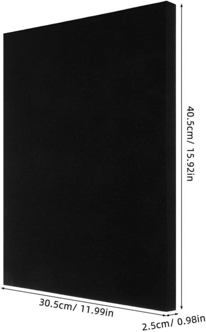 4pcs Black Padding Foam Board 405x305x25mm Thick Foam Sheets for Shipping Protection, Packing Materials and Tool Box Organizer Inserts - Image 2