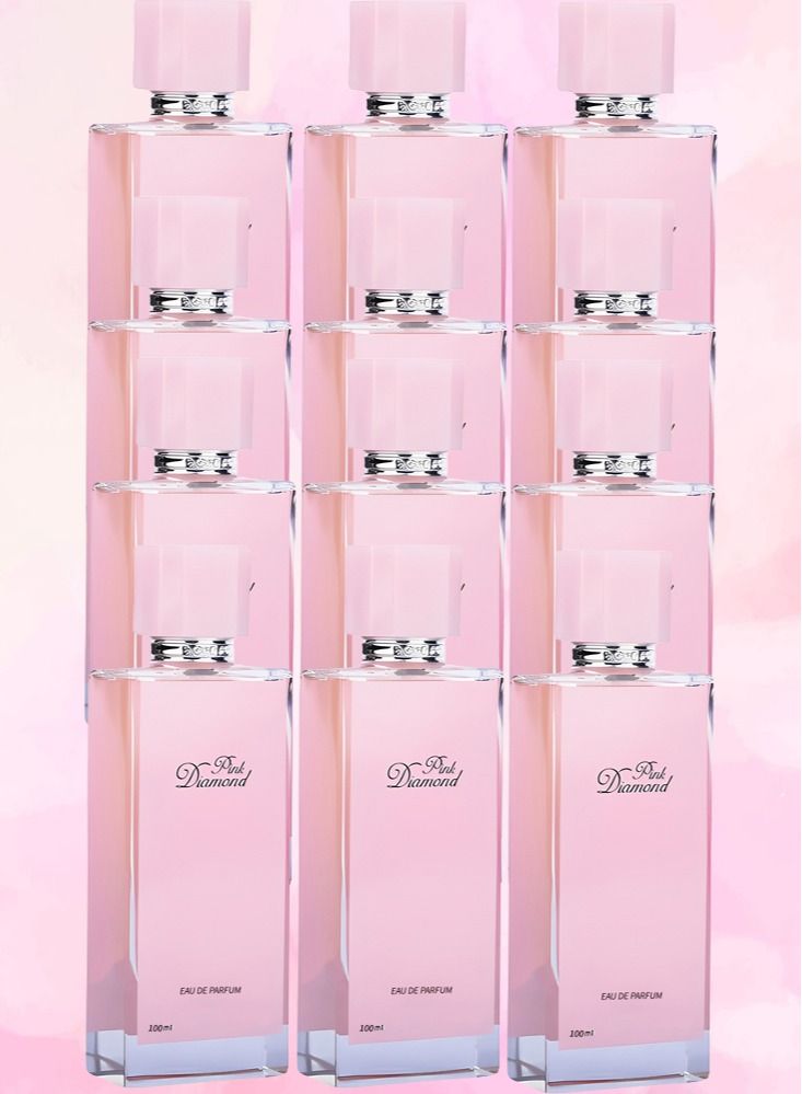 Banafa 12 Pieces Pink Diamond EDP 100ML - Image 1