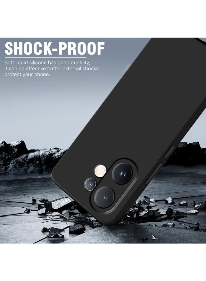 جراب سيليكون رفيع لهاتف فيفو V60، مزود ببطانة ناعمة، مقاوم للصدمات، يوفر حماية كاملة للجسم، متوافق مع هاتف فيفو V60 - Image 3