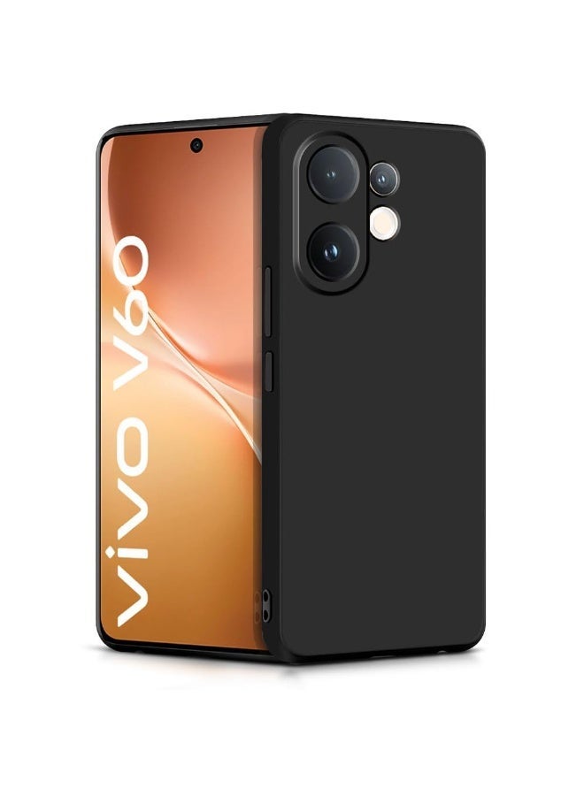 جراب سيليكون رفيع لهاتف فيفو V60، مزود ببطانة ناعمة، مقاوم للصدمات، يوفر حماية كاملة للجسم، متوافق مع هاتف فيفو V60 - Image 1