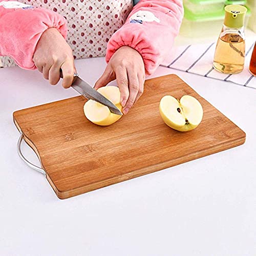 Kproxi Chopping Cutting Board Wooden for Kitchen Chopping Board for Kitchen Wooden Fruits Vegetable Cutting Board with Handle 30 X 20 Cm - Image 2