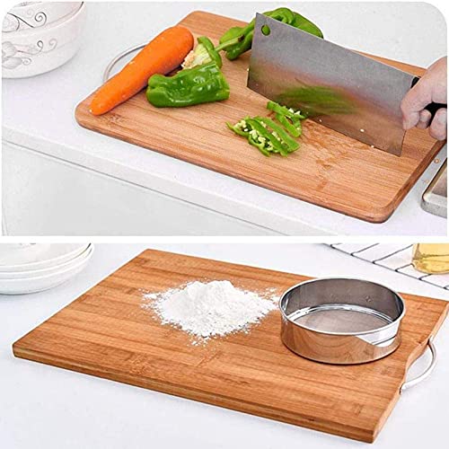 Kproxi Chopping Cutting Board Wooden for Kitchen Chopping Board for Kitchen Wooden Fruits Vegetable Cutting Board with Handle 30 X 20 Cm - Image 4