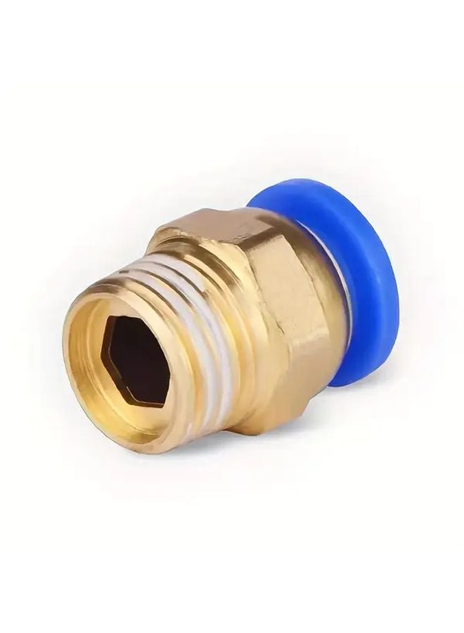 5pcs Male Thread Straight One Touch Air Pneumatic Quick Connect Pipe Fitting - Image 5