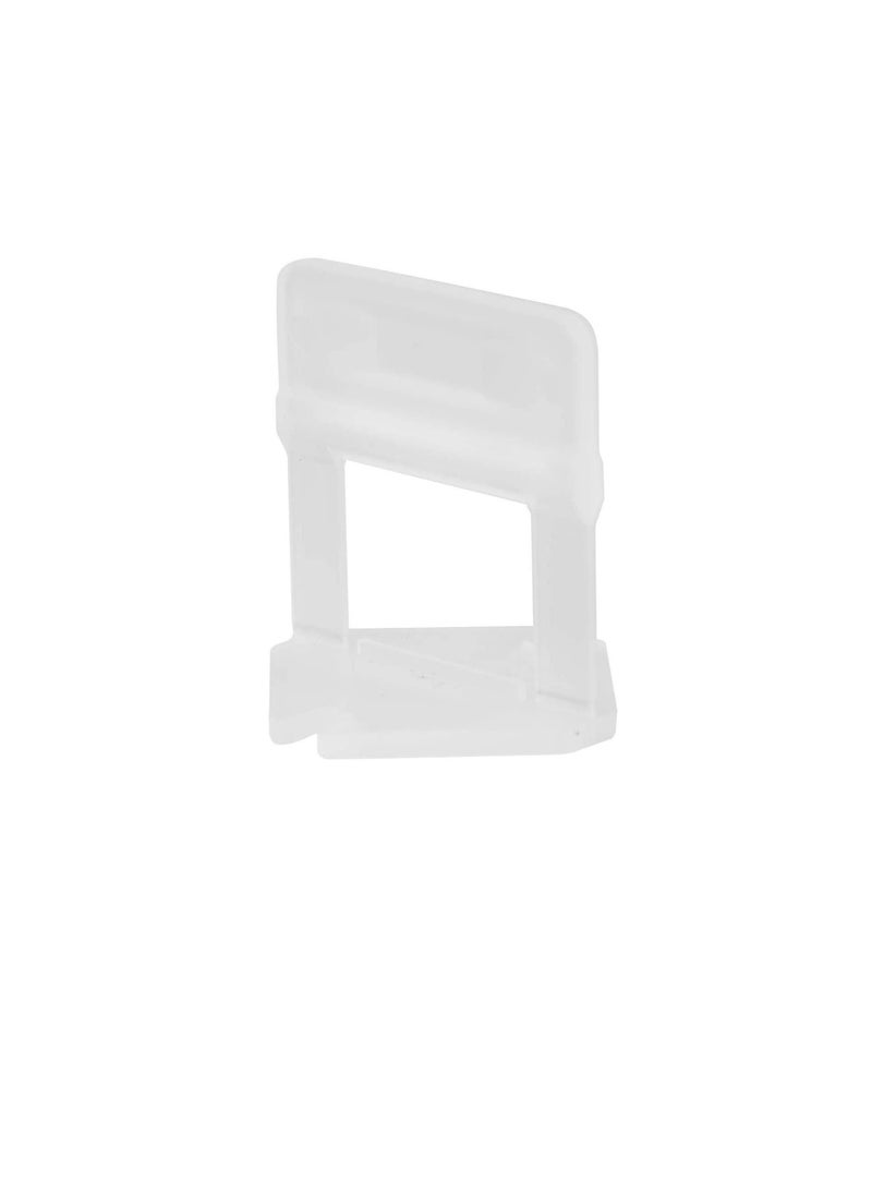 Beorol Beorol Tile Leveling System Tiles Leveler Spacers - Lippage free tile and stone installation for PRO and DIY - Leveling Spacer Clips 100 Pcs Packets - (1mm)  - Image 1
