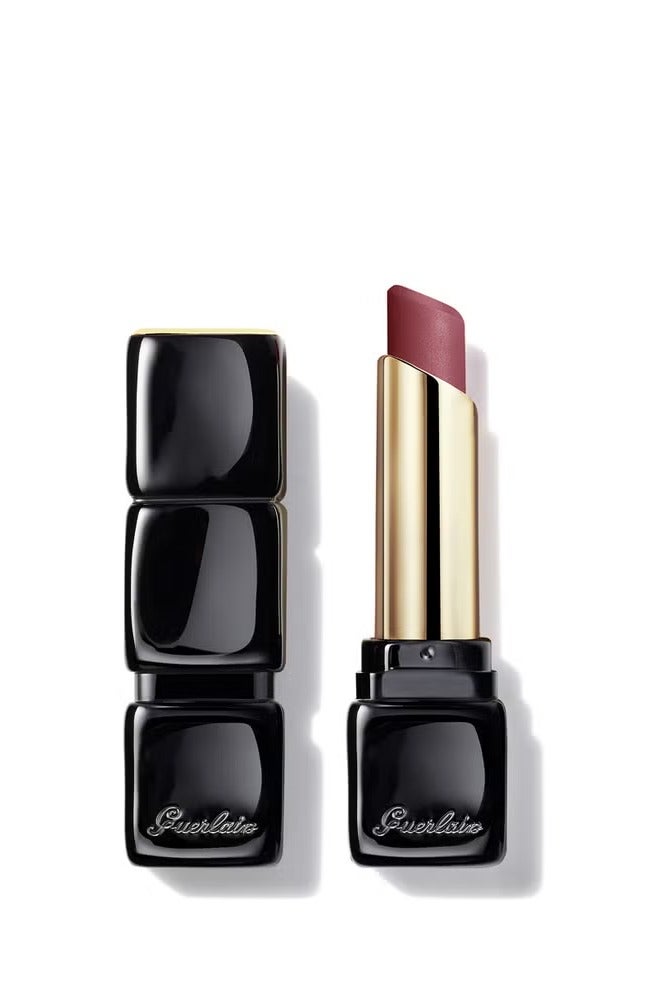 غيرلان أحمر شفاه غيرلان كيسكيس تندر مات، خفيف الوزن ومشرق، يدوم 16 ساعة، لون 721 دير روز - Image 1