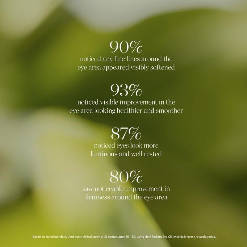 KORA Organics Noni Radiant Hydrating Under Eye Oil Roller, Smooth & Tone, Certified Organic, Cruelty Free Eye Serum - Delicate Eyebag Remover - Travel Essential for Puffy Face & Wrinkes - 0.34 Fl Oz - Image 4