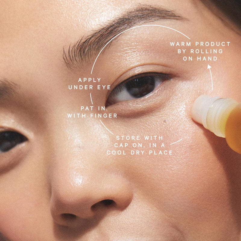 KORA Organics Noni Radiant Hydrating Under Eye Oil Roller, Smooth & Tone, Certified Organic, Cruelty Free Eye Serum - Delicate Eyebag Remover - Travel Essential for Puffy Face & Wrinkes - 0.34 Fl Oz - Image 3