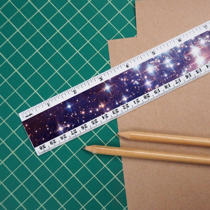 GRAPHICS & MORE Nebula Space Galaxy 12 Inch Standard and Metric Plastic Ruler - Image 3