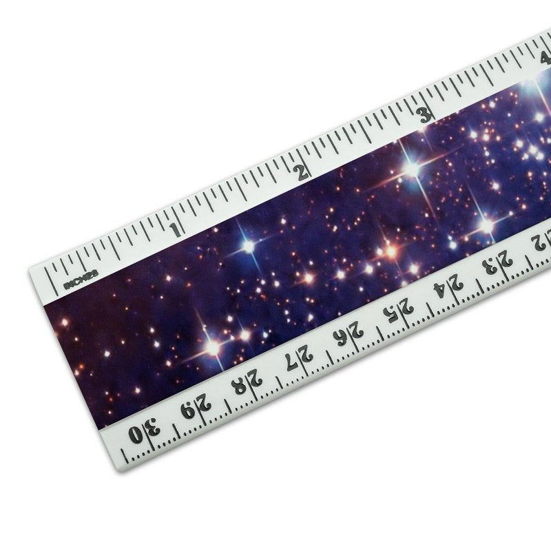 GRAPHICS & MORE Nebula Space Galaxy 12 Inch Standard and Metric Plastic Ruler - Image 2