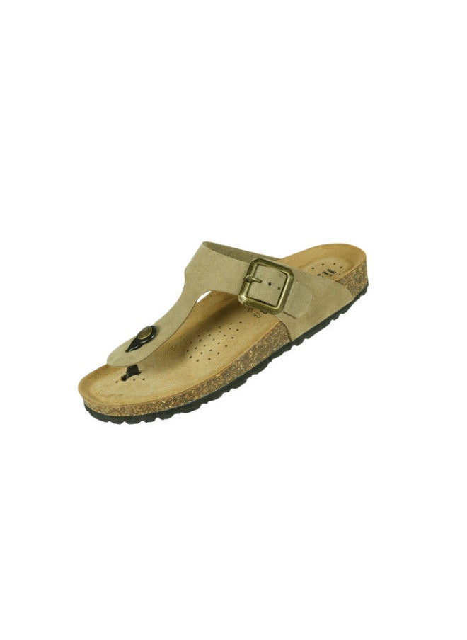 BiOCHIC - Biochic Ladies Slim Thong Sandals 012-456 230Q-Taupe - Image 1