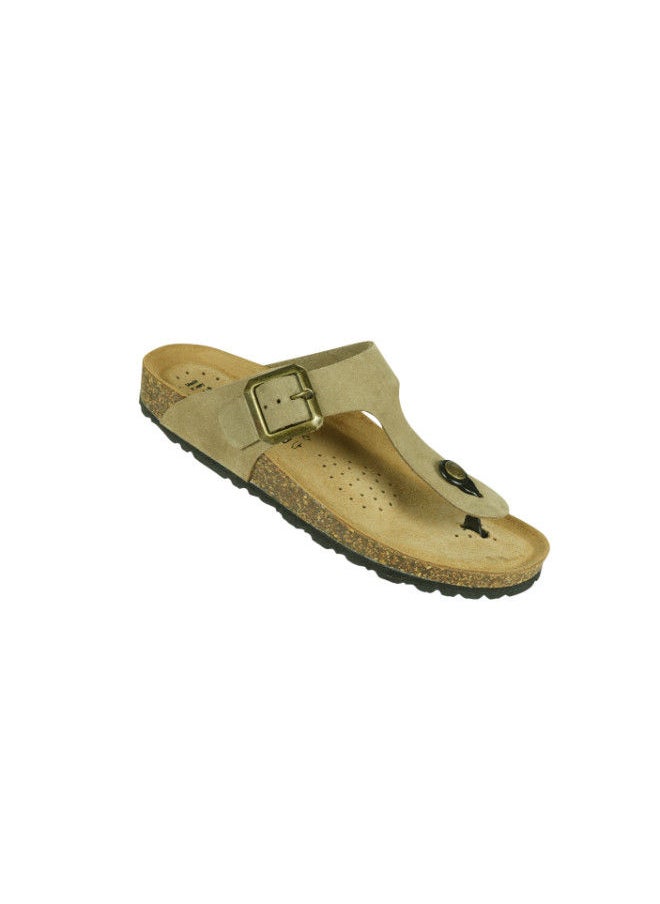 BiOCHIC - Biochic Ladies Slim Thong Sandals 012-456 230Q-Taupe - Image 1