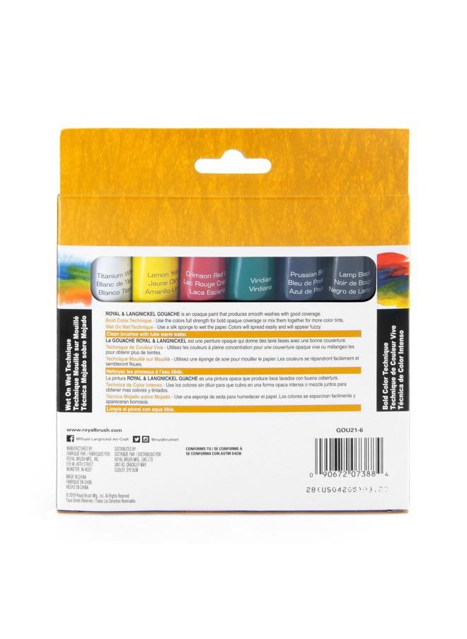 Royal & Langnickel Gouache Color Artist Tube Paint, 21ml, 24-Pack  - Image 3
