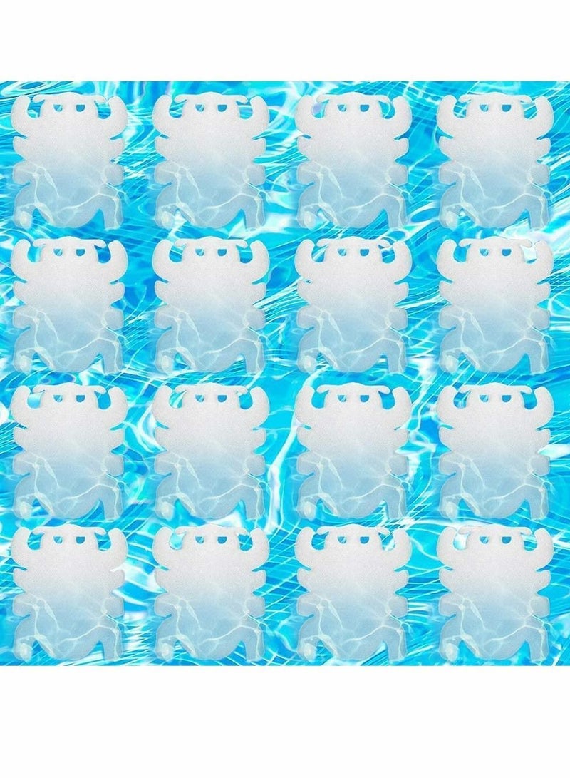 Y&D Oil Absorbing Scum Sponge for Hot Tub Spa Swimming Pool Reusable, Absorbs Slime Grime and 16 Pcs (White Spider)  - Image 4