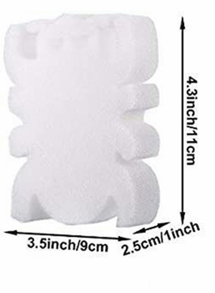 Y&D Oil Absorbing Scum Sponge for Hot Tub Spa Swimming Pool Reusable, Absorbs Slime Grime and 16 Pcs (White Spider)  - Image 3