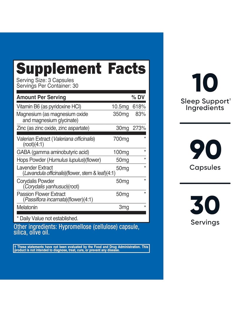 كبسولات نيوتريكوست المُساعدة على النوم، 90 كبسولة - Image 2