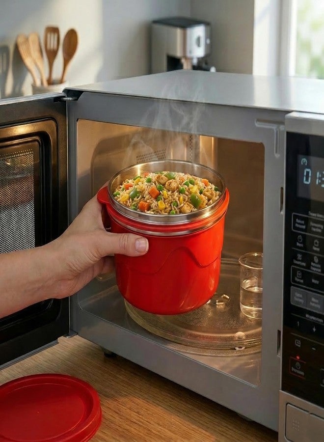 MUAC® Airtight Food Storage Container 500ml | BPA-Free Plastic Lunch Box | Leak-Proof Kitchen Storage Box | Microwave Safe, Durable & Reusable Food Container - Image 3