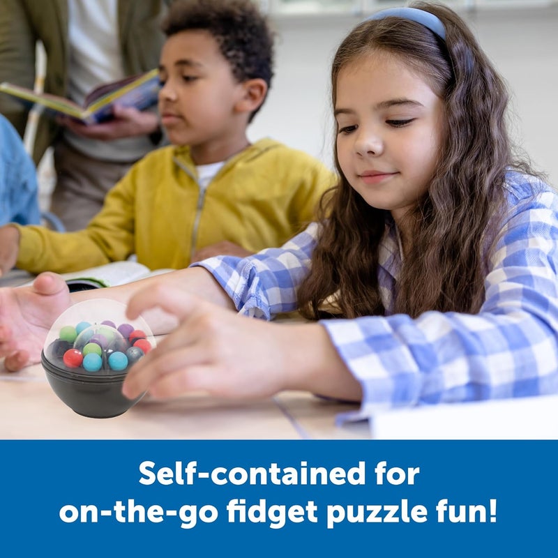 Learning Resources Scramboozle Puzzle Ball - 3D Brain Teasers and Puzzle Games for Kids and Adults, Puzzle Sort Ball Game, Fidget Toys, Travel Games for Ages 6+ - Image 4