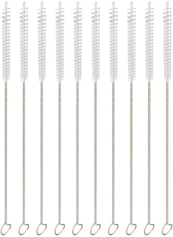 Goolsky - Goolsky Tube and Straw Brush Stainless Steel Bottle Straws Cleaning Brushes Baby Cup Nylon Brush - Image 1